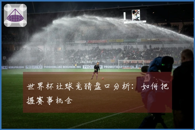 世界杯让球竞猜盘口分析：如何把握赛事机会