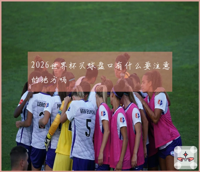 2026世界杯买球盘口有什么要注意的地方吗