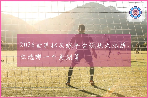 2026世界杯买球平台现状大比拼，你选哪一个更划算