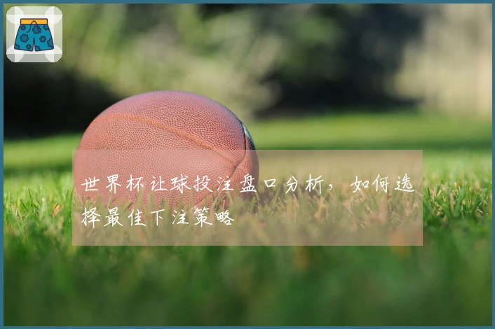 世界杯让球投注盘口分析，如何选择最佳下注策略